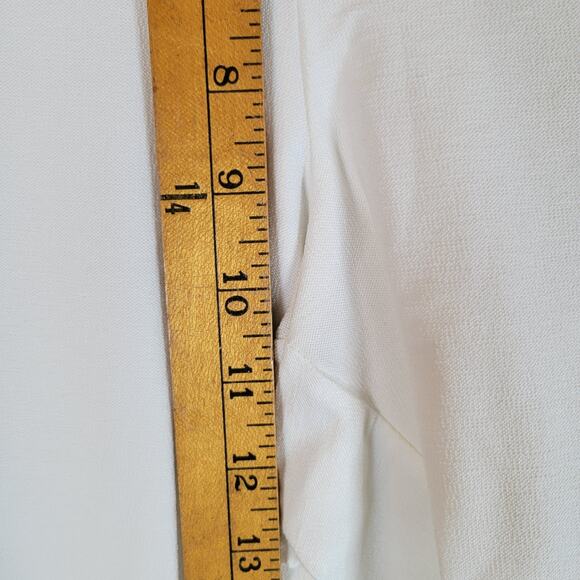 Eileen Fisher Womens Crepe Slim Yoke Pull On Pant Size XL White Career Workwear - Picture 8 of 10